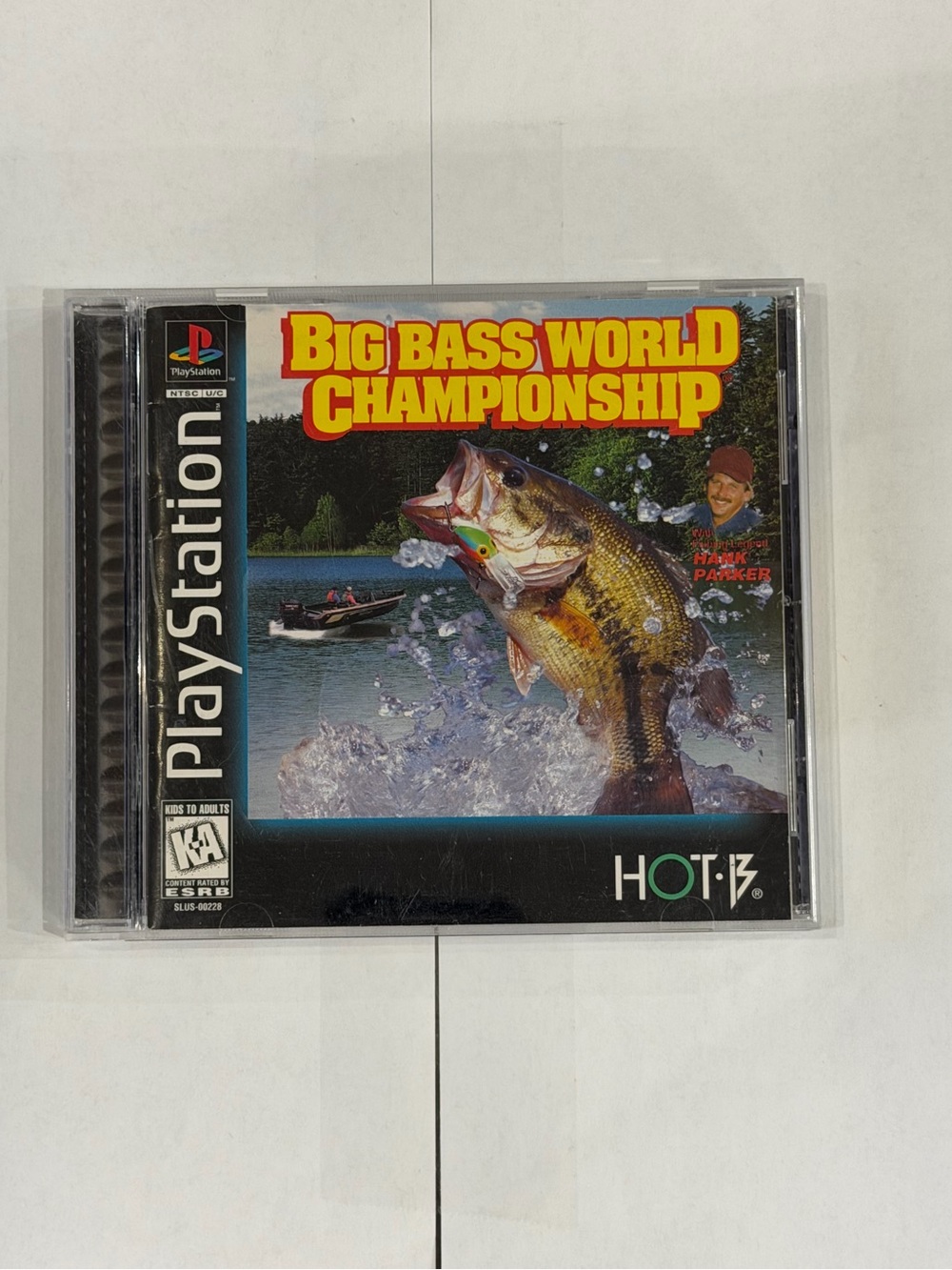 Big Bass World Championship PS1 Black Label CIB Tested Complete